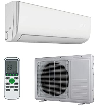 24000 BTU Air Conditioner Wall Split Dehumidifier Heater Air Purifier With Heat Pump Remote Control 7 kW A++ Rating