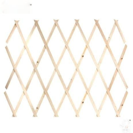 Garden Mile Wooden Expanding Trellis Garden Trellis for Climbing Plants Wooden Climbing Plant Support Panel for Flowers Decorative Wall and Fence Trellis Panels Expandable 180 x 30 cm
