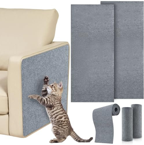 babikeen Kratzmatte Selbstklebend, 400cmx40cm Selbstklebend Kratzmatte Katze, Kratzschutz Sofa Katze, DIY Kratzbrett Katze, Kratzbrett Katzen kratzschutz, Katzenkratzmatte