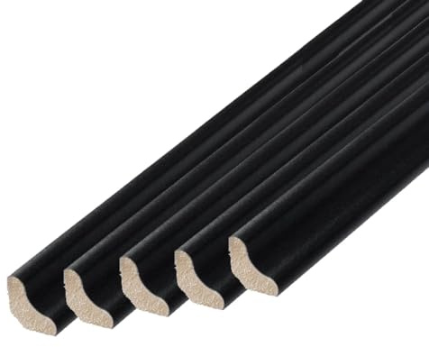 Superior 18mm Black Scotia Beading 2.4m - 15 Pack