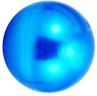 SENRISE Gymnastikball, rutschfest, groß, mit Pumpe, für Yoga, Pilates, Fitness, Schwangerschaft und Arbeit, Blau, 85 cm Durchmesser