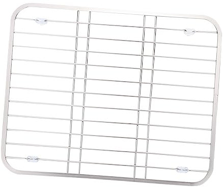 MAGICLULU Sink Drying Rack Multipurpose Kitchen Storage Rack Stainless Steel Draining Tableware Holder