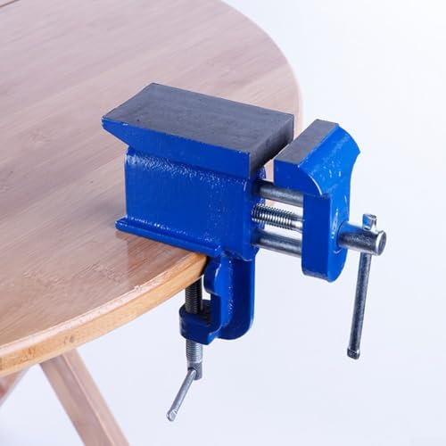 Petit étau d'établi, étau de banc de serrage pour le travail du bois, outil léger pour la fabrication de bijoux, étau de table robuste, étau industriel pivotant