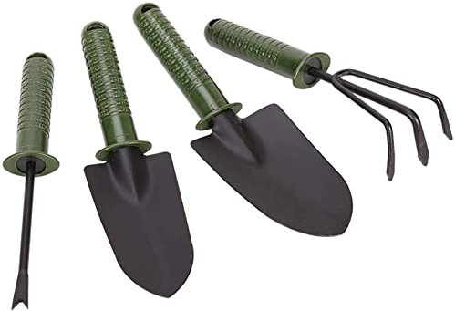 Outils de jardin Outils de jardinage 4 pièces kits de main de jardinage accessoires de jardin, outil à main de jardin, outils à main de jardinage en plein air cadeaux de jardinage for femmes hommes