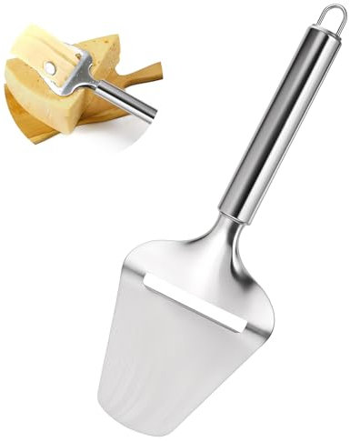 1Pcs Stainless Steel Cheeses Cutter, Multi-Functional Cheese Slicer for All Types of Cheese, Handheld Cheeses Shaver Kitchen Cooking Tool, Non-Stick Dishwasher Safe
