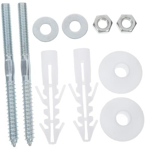 Gatuida Wash Basin Fixing Screws Includes Washer Screw Washers for Secure Wall Mount Basin Sink Installation in Bathroom