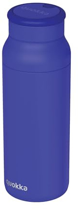 QUOKKA BOTELLA TERMO ACERO INOXIDABLE CON ASA DE SILICONA ECHO DUSK BLUE 690 ML