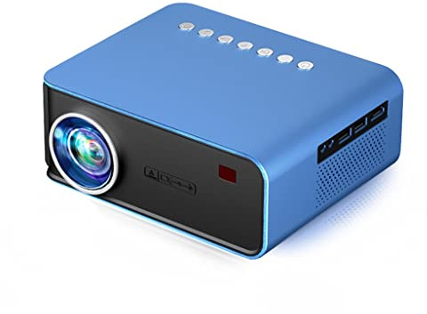 RJHJK T4 Mini Projector 3600 Lumens Full Support 1080P LED Projector Large Screen Portable Home Theater Smart Video Projector (Color : Black) (D)