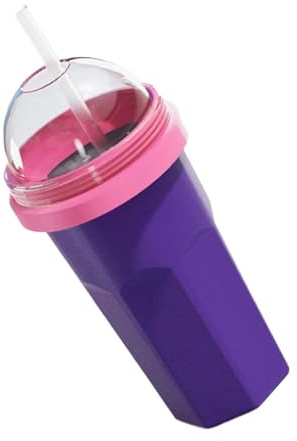 jiingekk Vaso compacto para hielo con tapa de silicona a prueba de fugas, portátil, para congelar bebidas, fiestas, picnics, exprimir