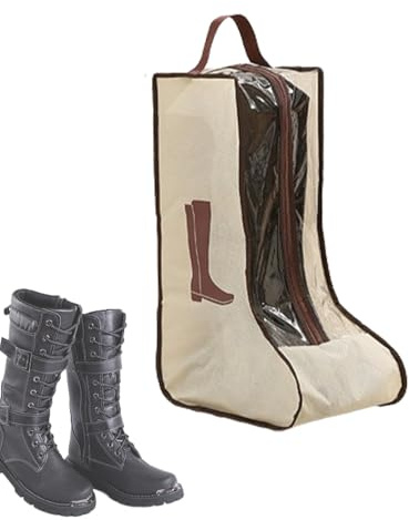 Sac De Rangement pour Bottes | Sac De Transport À Chaussures Hautes À L'épreuve des Poussières avec Poignée | Sacs Chaussures Voyage avec Une Fermeture Éclair, pour Maison Et Voyages