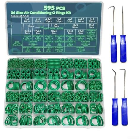 Dichtungsgummi O-Ringe Kit für Klimaanlagen Kompressoren Automobilsanlagen mit Nitrilkautschuk zur Leckprävention und Wartung