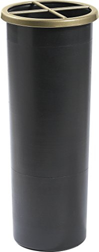 Portafiori interno in plastica per vaso da cimitero H.25,5 cm. D.11 cm. art. P18N.12 con ghiera in metallo inclusa.
