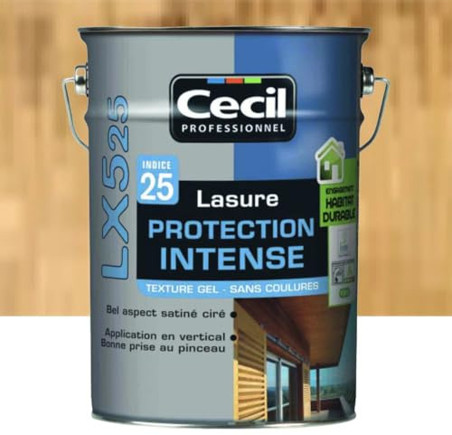 Lasure LX525 Protection Intense CECIL Chêne clair 5 L