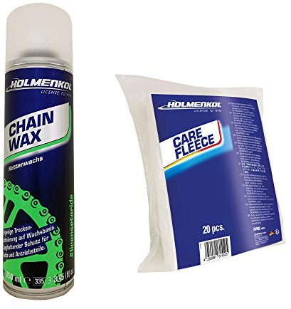 Holmenkol ChainWax Spray Kettenpflege Beginner Set Kettenwachs Trockenschmierung