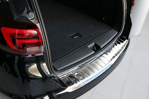 Protezione per paraurti in Acciaio Inox Opaco, Compatibile con Opel Astra K Sports Tourer, Anno di Costruzione dal 2015, qualità Premium di Reambo