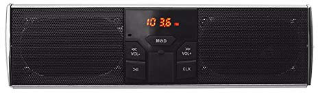 Riloer Altoparlante Bluetooth integrato per moto, manubrio del motociclo altoparlante Bluetooth lettore musicale MP3