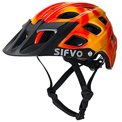 Fahrradhelm Kinder Jungen und Mädchen 54-57cm, SIFVO Kinder Fahrradhelm mit Visier, Leicht und Bequem Helm Kinder Fahrrad Helm Kind