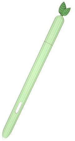 Funda para S Pen en Samsung Galaxy Tab S7 FE/S7/S7 Plus/S8/S8 Plus/S8 Ultra /S9/S9 Plus/S9 Ultra, funda para lápiz capacitivo, funda de silicona antideslizante (verde aguacate)