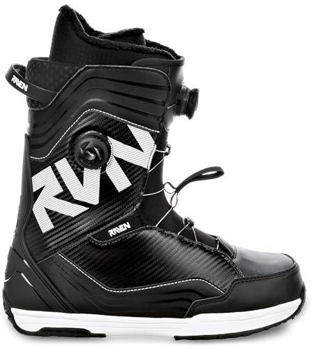 Raven Snowboard Boots RVN Pro Dual Moz mit Schnellverschluss (42,5 (27,5cm))