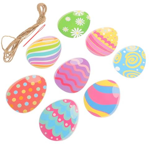 VINTORKY Stücke Ostern Hängen Papier Tags Decor Festival Ornamente Ostern Szene