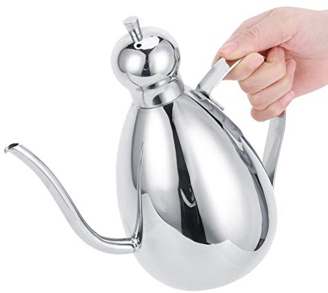 Distributeur D'huile D'olive Pot De Filtre à Huile De 33 Oz 1 Litre Distributeur D'huile D'assaisonnement En Acier Inoxydable Bouteille De Vinaigre Pour la Cuisine à Domicile Restaurant