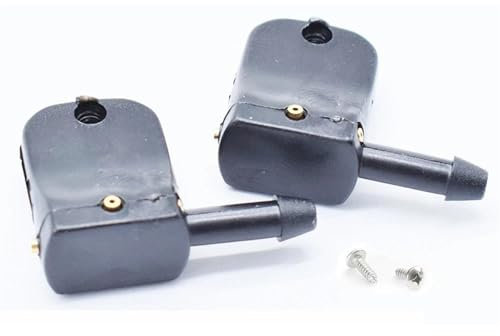 FATBAR Scheibenwaschdüse Kompatibel Mit Espace III 1996 1997 1998 1999 2000 2001 2002 2 Stück Universal-Waschdüsen-Spraystrahl-Windschutzscheiben-Scheibenwascher-Wischerarmdüsen