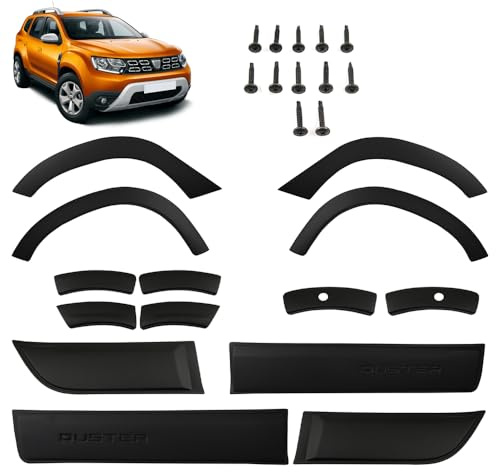 ROBUST Radlauf Fender Kotflügel Radlaufschutz 14 Tlg Abs für Dacia Duster ab 2018
