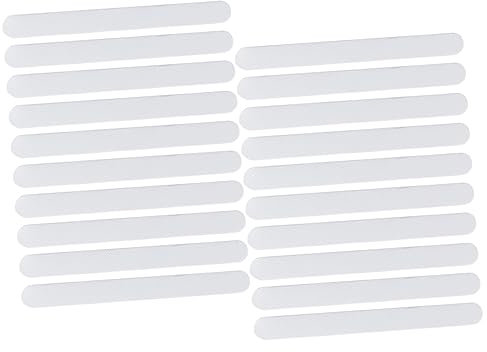 CAXUSD 20pezzi Strisce Antiscivolo per Bagno Adesivi Sicuri per Vasca e Scale Facile Rimozione e Alta Adesione