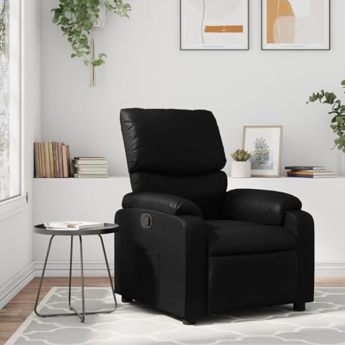 Chaduof Relaxsessel Schwarz Kunstleder, Relaxsessel, Fernsehsessel, Kinosessel, Gaming Couch - 373434
