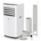 Air Conditioning Unit Portable Air Conditioner 12000BTU 4-in-1 Dehumidifier, Air Supply with 2 Speeds, Digital Display & Remote Control, Auto Swing &Window Kit, 24 Hour Timer for Room Up to 312 sq.ft