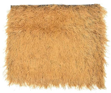 Synthetic Thatch Grass Roof, Artificial Straw Roll Garden Fence Patio for Tiki Bar Fireproof Mexican Grass Tropical Party Decorations DIY Crafts(Size:0.5 * 10m(1.6 * 32.8ft))