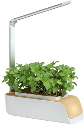 Dcaknri Smart Indoor Hydroponic Garden con spettro regolabile LED e irrigazione automatica per la coltivazione di piante domestiche Macchina per piantare casa ad alta efficienza energetica