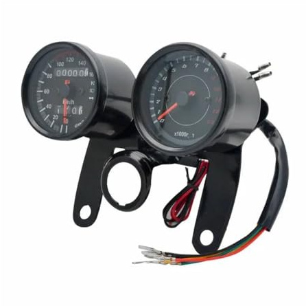 Kit Tachimetro Contagiri Doppio Indicatore Per Motociclette Da 12 V, Equipaggiamento Per Moto, Accessori