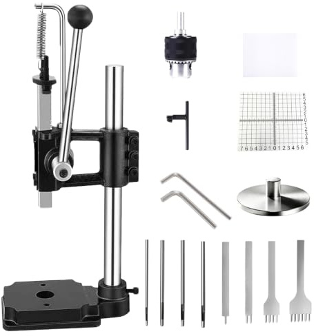 Outil de perforation pour cuir, perforatrice pour cuir, perforatrice manuelle pour la conception du cuir, le perçage de trous, la coupe, la mise en forme, le montage de rivets et de boutons