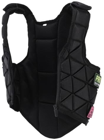 Jiawu Chaleco para Montar a Caballo, Chaleco de Seguridad Ecuestre para Niños, Protector Corporal para Niños Jóvenes, Protección para Montar a Caballo para Niños y Niñas (CM)