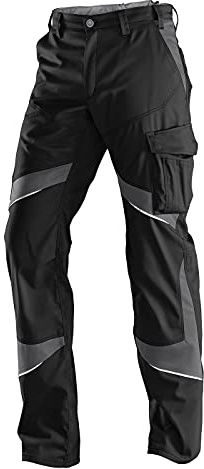 KÜBLER ACTIVIQ Hose – Hose mit ergonomischer Linienführung und Reflex-Elementen schwarz/anthrazit Gr. 50