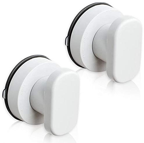 Kitchen-dream Maniglia per porta a ventosa, 2 maniglie a ventosa, cassetti, armadietto, frigorifero, porta in vetro portatile, maniglia con forte ventosa per il bagno