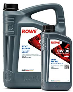 6 (5L+1L) Liter ROWE HIGHTEC SYNT RSF 950 SAE 0W-30 Motoröl Made in Germany
