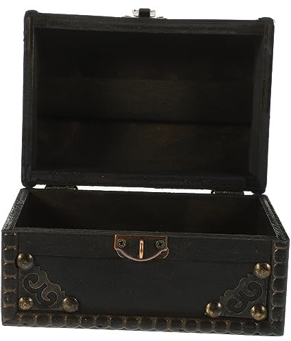 Cabilock Holz Schmuckkästchen Aufbewahrungsbox Schmuckkasten Holz Schmuckdose Vintage Erinnerungsbox Schmuckorganizer