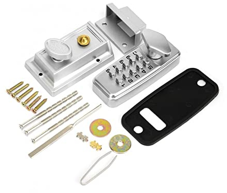 2–4-stelliges mechanisches Codeschloss für Schrank, Innen- und Außentür, Passwort, Sicherheitscode-Schloss