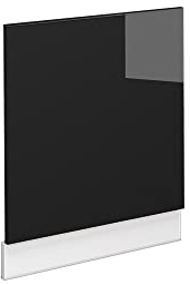 Vicco façade Fame-Line, Chêne Noir Brillant/Blanc, 60 cm, PT Anthracite