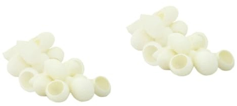WOONEKY 2 Sets Peeling-gesichtspeeling Für Fettige Haut Gesichtsreiniger Aus Natürlicher Seide Hautpflege 200 Stück * 2