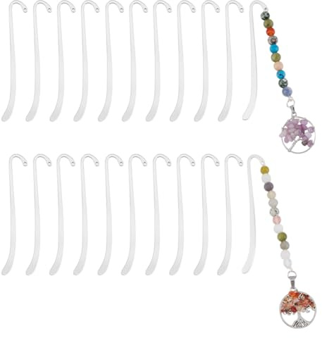 UNICRAFTALE 30 Stück Lesezeichen Tibetischen Stil DIY Lesezeichen Vintage Stil Einzigartiger Blanker Haken Anhänger Charm Buchmarker Mit Schlaufen Für Bücherliebhaber Projekte von Schülern Lehrern