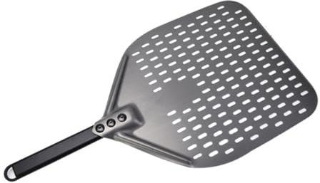 Pelle Pizza 1 pièces 12 14 pouces grande pelle à pizza longue en aluminium avec accessoire à long manche spatule à palette de pizza antiadhésive ronde tourneur de cuisson Pelle A Pizza(14inch 56cm)