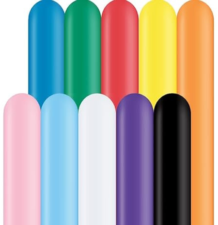 Modellierballons 260er Classic Traditionelle Klassische Classic Mischung - 50 St.