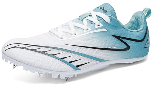 SDEQA Unisex Leichtathletik-Schuhe, Kinder Herren Damen Atmungsaktiv rutschfeste Running Sprintschuhe bequem Mit Sprint Langstreckenlauf,C,38 EU