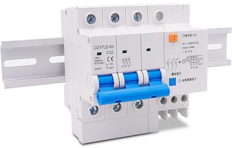 Disjoncteur triphasé 3P 16-63A 400V, protection contre les surcharges, 1 pièce(63A)