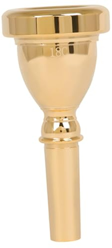 DECOMELODY Tuba Hoher aus Professionelle Messing für Mundstück 14mm und Klangqualität Stabilität als Zubehör Musiker Anfänger