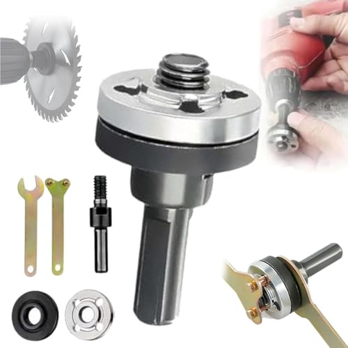 Angle Grinder Connector Set, Conversion Angle Grinding Adapter Connecting Rod Kit for Electric Drill, Electric Drill Angle Grinder Connecting Rod Set, Adjustable for Cutting Disc10-13 Mm (1 Set)