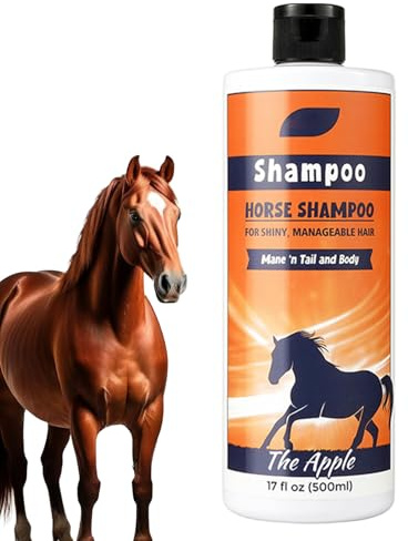 Acondicionador de Melena y Cola, Champú Nutritivo Profundo para Cola y Melena Acondicionador de 500 ml | Suministros para el cuidado de caballos, limpiador de pelaje para limpieza acondicionamiento